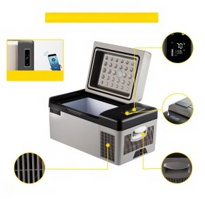 LODÓWKA TURYSTYCZNA SAMOCHODOWA PRZENOŚNA CHŁODZENIE KOMPRESOROWA 20 L 9