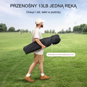 Krzesło turystyczne wędkarskie kempingowe składane czarne 5