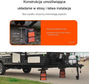 Podkładki pod nogi podpory do przyczepy kempingowej lub kampera 4 szt. 6