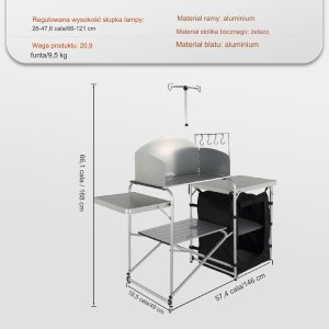 Stół Kempingowy do Gotowania 7