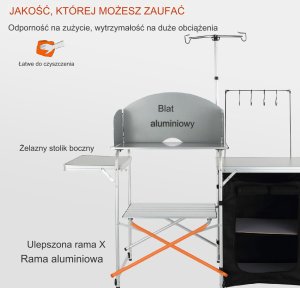 Stół Kempingowy do Gotowania 8