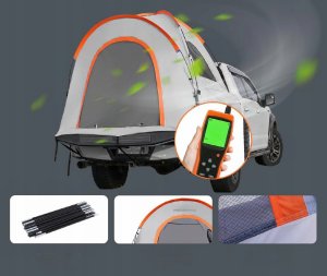 Namiot samochodowy Namiot kempingowy do pickupa 200 x 165 x 170 cm 5