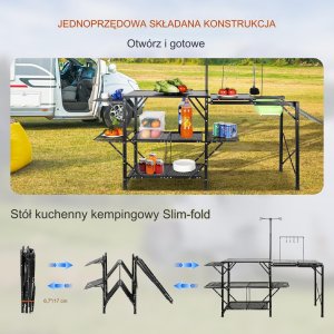 Stół Kempingowy do Gotowania 9