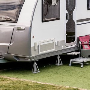 Podpora do Przyczepy Kempingowej 4 szt. Regulowana Uniwersalna 9