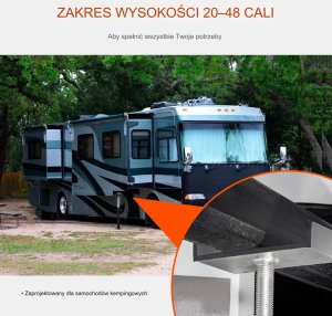 Podpora nogi do przyczepy kempingowej 2 szt. 5