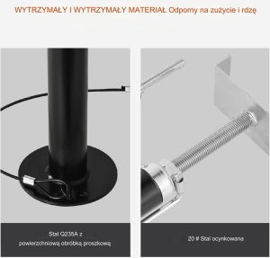 Podpora nogi do przyczepy kempingowej 2 szt. 6