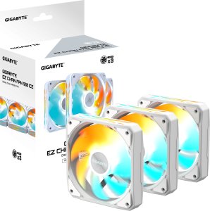 Wentylator Gigabyte EZ Chain Fan 120 Ice 3-pack (GP-GBT EZFAN1203 ICE) 4