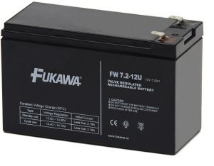 Fukawa Baterie - FUKAWA FW 7,2-12 F2U (12V/7,2 Ah - Faston 250), złącze - 6.3mm, żywotność 5let 2