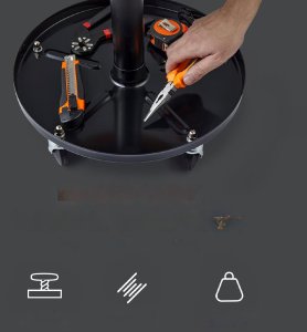 STOŁEK TABORET WARSZTATOWY NA KÓŁKACH 9