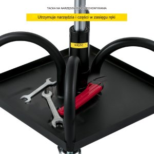 STOŁEK TABORET FOTEL WARSZTATOWY NA KÓŁKACH 3