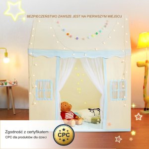 Vevor Namiot dla Maluchów z Matą i Lampką Domek 9