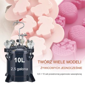 Zbiornik ciśnieniowy na farbę 10L 4,8 bar 2