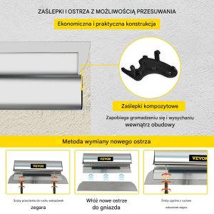 Ostrze Szpachlówka do Wygładzania Płyt GIpsowych 60 cm 5