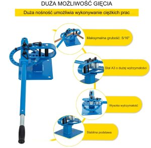 Ręczna giętarka do rur 25 do 76 mm 2