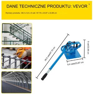 Ręczna giętarka do rur 25 do 76 mm 6
