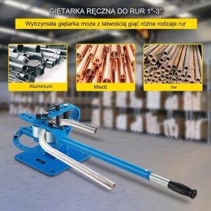 Ręczna giętarka do rur 25 do 76 mm 7