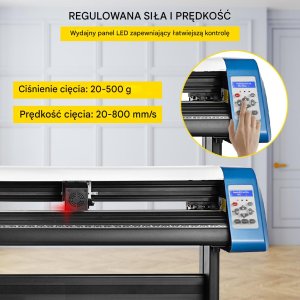 Ploter Tnący do Winylu 1350 mm z Półautomatycznym Pozycjonowaniem Konturowym 4