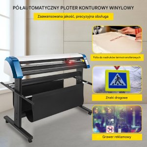 Ploter Tnący do Winylu 1350 mm z Półautomatycznym Pozycjonowaniem Konturowym 7