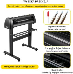 Ploter tnący 870 mm winyl, folia, Profesjonalny ploter 4