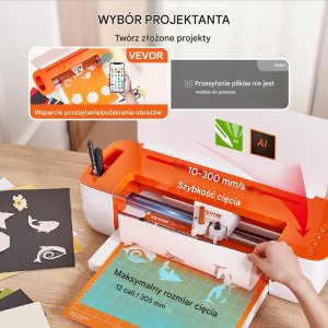 Ploter Tnący do Winylu z Bluetooth Kompatybilna z IOS Android Windows Mac 3