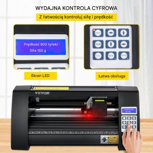 Ploter Tnący 375 mm z Wbudowanym Sensorem Optycznym i Oprogramowaniem SignMaster 3
