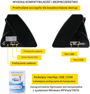 Ploter Tnący 375 mm z Wbudowanym Sensorem Optycznym i Oprogramowaniem SignMaster 6