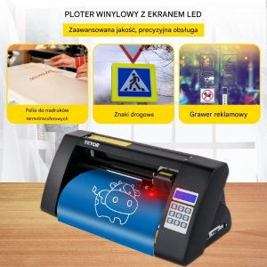 Ploter Tnący 375 mm z Wbudowanym Sensorem Optycznym i Oprogramowaniem SignMaster 7
