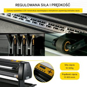 Ploter Tnący do Winylu 870 z Oprogramowaniem SignMaster i Stojakiem 4