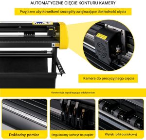 Ploter Tnący do Winylu 860 mm z Oprogramowaniem i Ekranem LCD 6