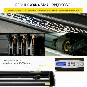 Ploter Tnący do Winylu 870 mm z Oprogramowaniem i Ekranem LCD 4