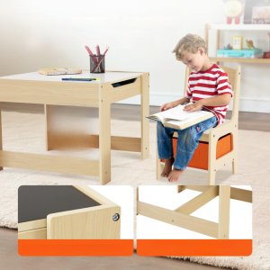 Stolik dziecięcy + tablica kredowa i dwa krzesełka 11