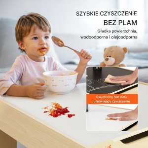 Stolik dziecięcy + tablica kredowa i dwa krzesełka 3