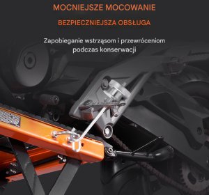 Podnośnik motocyklowy hydrauliczny 158 kg do Motoru Motocykli 4