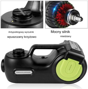 Elektryczny podnośnik samochodowy 5T z kluczem udarowym lewarek do auta 5