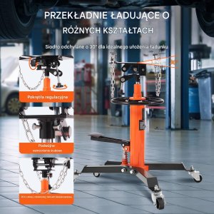 Podnośnik do skrzyni biegów silnika do warsztatu 600 kg 3