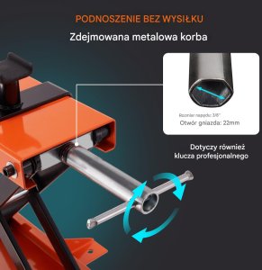 Podnośnik motocyklowy 500 kg do Motoru Motocykli 4