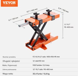 Podnośnik motocyklowy 500 kg do Motoru Motocykli 6