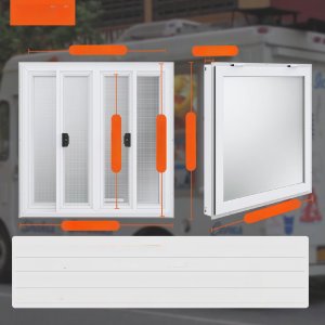 Okienko gastronomiczne okno podawcze 94,3x94,3cm food truck gastronomia 2