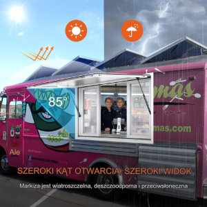 Okienko gastronomiczne okno podawcze 94,3x94,3cm food truck gastronomia 10