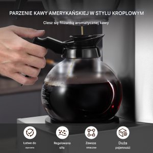 Ekspres Przelewowy do Gastronomii 2 Podgrzewacze 6