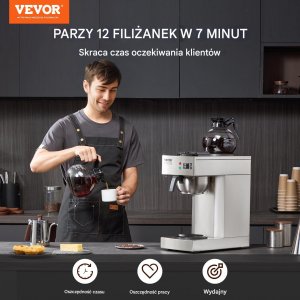 Ekspres Przelewowy do Gastronomii 2 Podgrzewacze 7