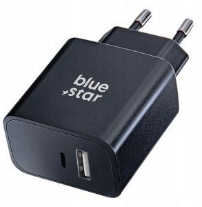 Ładowarka sieciowa do telefonu Blue Star USB C + USB A QC4.0 PD 3A 25W TFB-TC-25WPD czarna 2