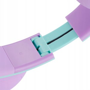 Słuchawki PowerLocus P2 Kids Headphones purple/turquoise with Ears 3