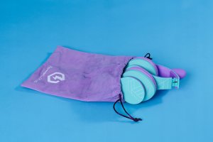 Słuchawki PowerLocus P2 Kids Headphones purple/turquoise with Ears 7