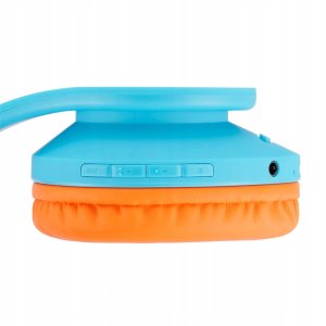 Słuchawki PowerLocus P2 Kids Headphones blue/orange 3