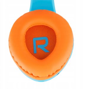 Słuchawki PowerLocus P2 Kids Headphones blue/orange 4