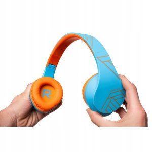 Słuchawki PowerLocus P2 Kids Headphones blue/orange 6