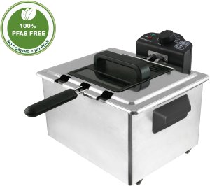 Emerio DF-107090, Deep fryer, 5 L, Single, Black, Stainless steel, Rotary, Stand-alone 2