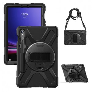 Insmat Rugged Armor protective case, Samsung Galaxy Tab S8/S9, black 2