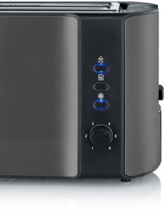 Severin AT 9341 Dark Inox Langschlitztoaster 4